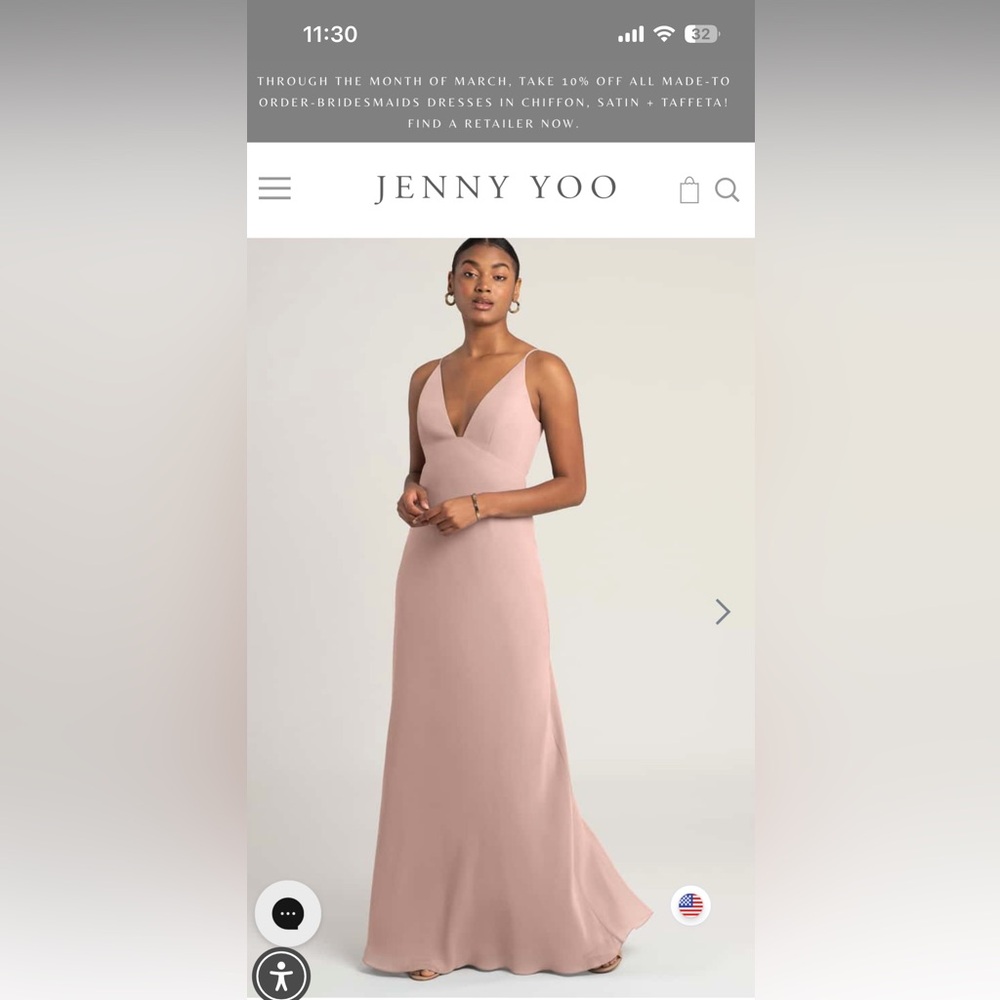 Jenny Yoo agave Maxi Dress